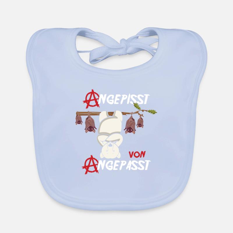 Angepisst von Angepasst Be Different Eisbär Baby Bio-Lätzchen