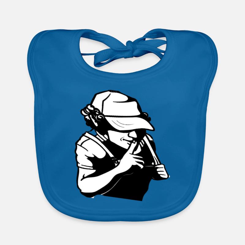 man, humane design Organic Baby Bibs