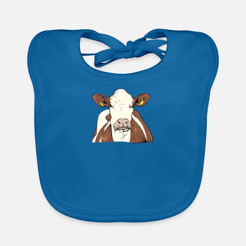 Fleckvieh Ier Bavoir bio Bébé