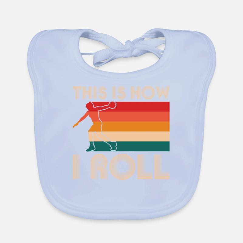 Diskuswurf Diskuswerfer Leichtathletik Diskus Baby Bio-Lätzchen