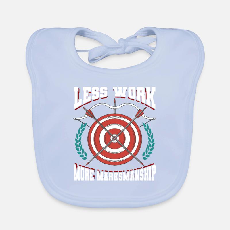 Tir à l’arc Tir à l’arc Archer Target Bavoir bio Bébé