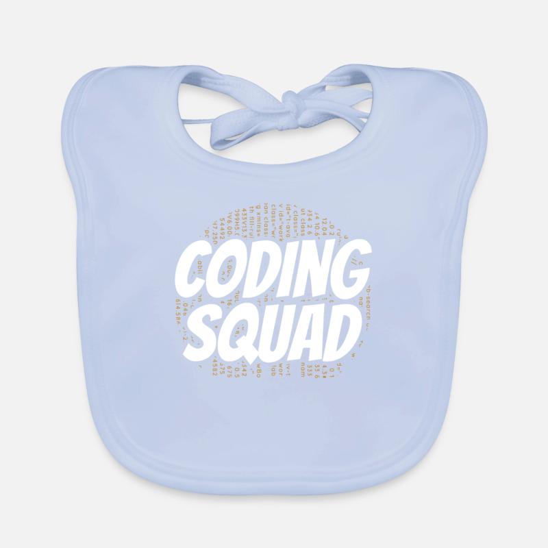 Coding Team Programmers Programming Coder Organic Baby Bibs