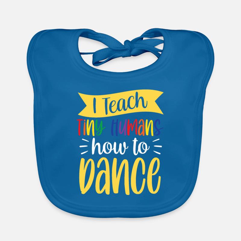 J’apprends aux petits à danser Bavoir bio Bébé