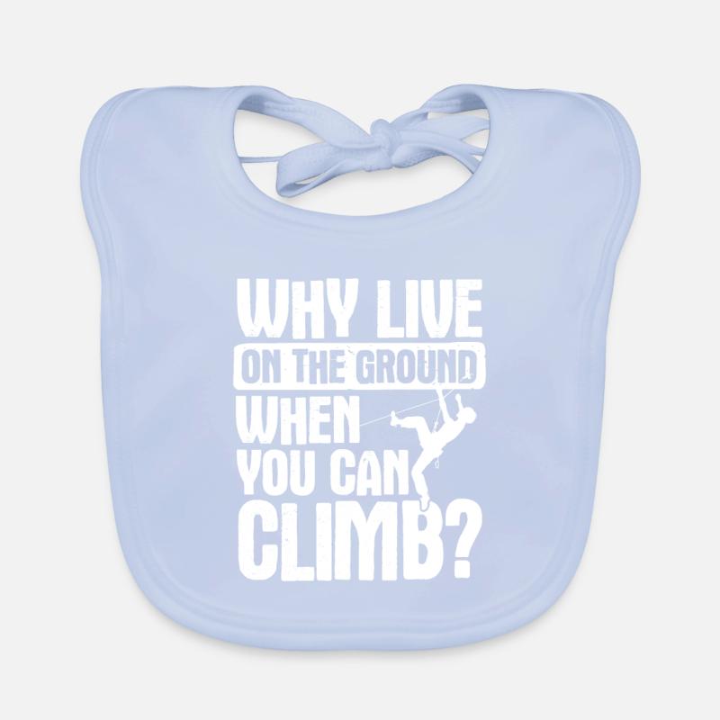 Klettern Bouldern Baby Bio-Lätzchen