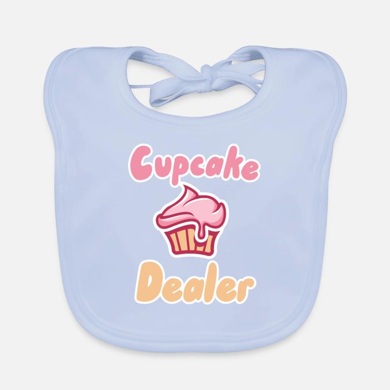 Cupcake-Händler Baby Bio-Lätzchen