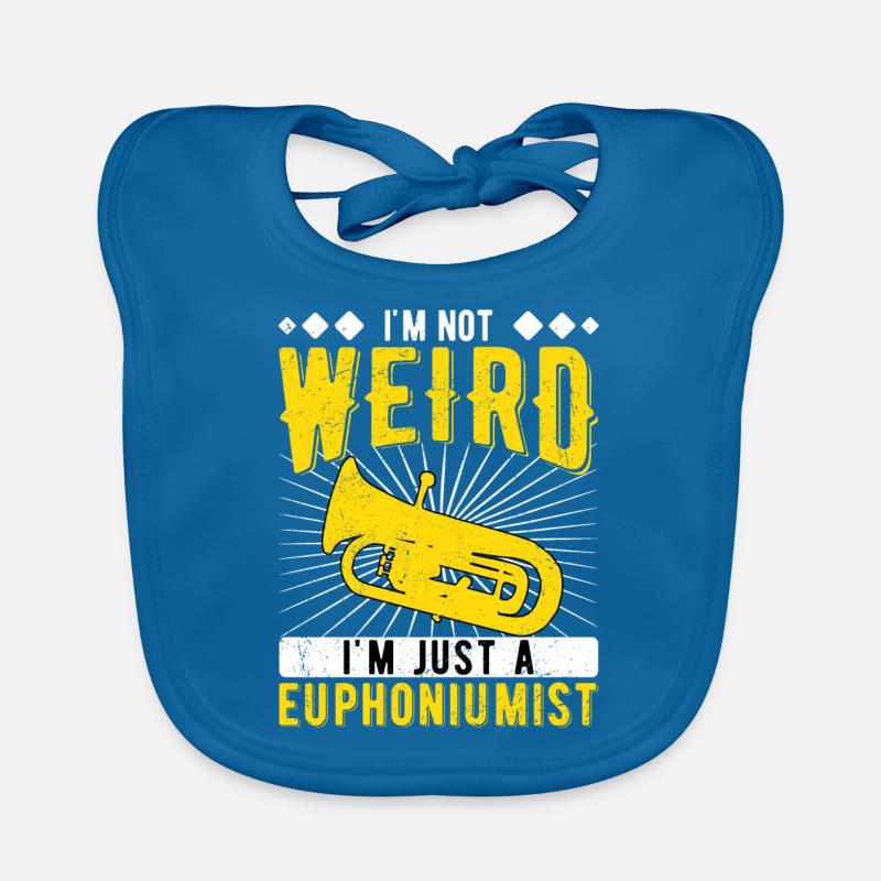 Euphonium Eufonium Euphonist Baby Bio-Lätzchen