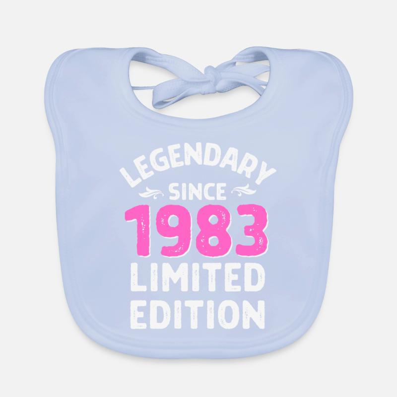 Born in 1983 legend since then Organic Baby Bibs