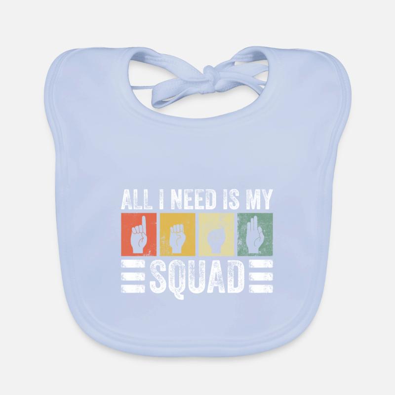 Hörgerät Und Handgebärdensprache Deaf Pride Baby Bio-Lätzchen