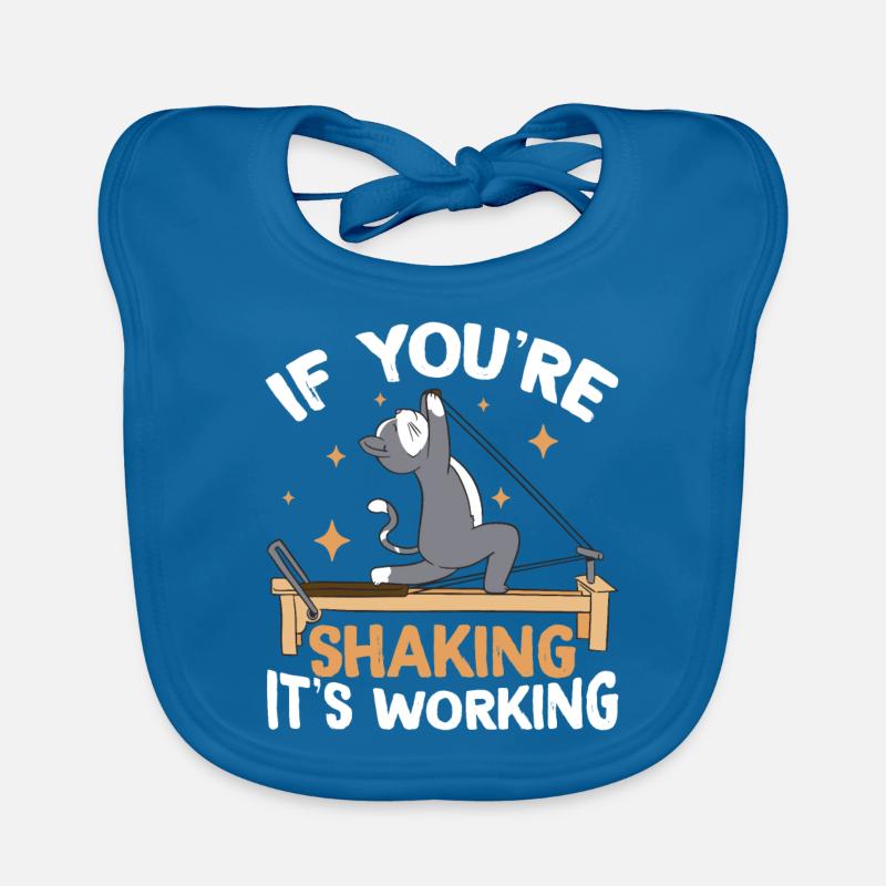 If You're Shaking It's Working 2 Organic Baby Bibs