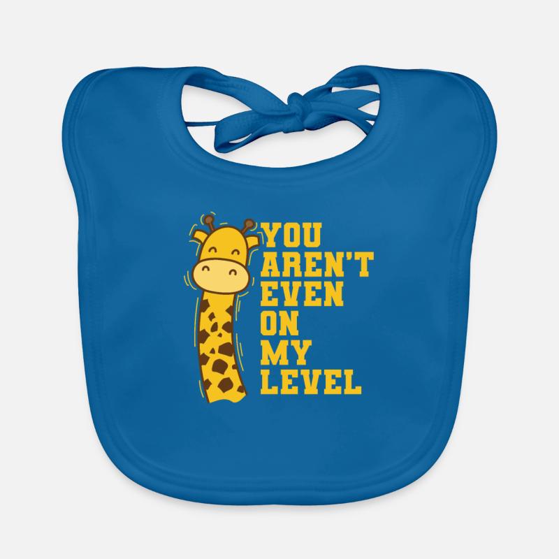 Vous n’êtes même pas sur mon Safari de Girafe Level Bavoir bio Bébé
