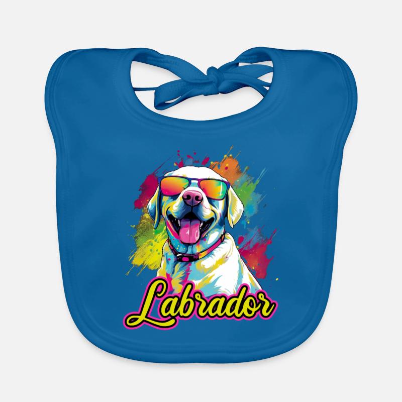 Labrador Hund Hunderasse Baby Bio-Lätzchen