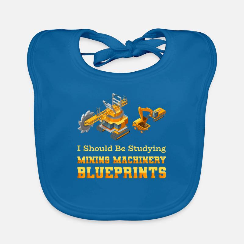 Engineer Mining Engineer Organic Baby Bibs
