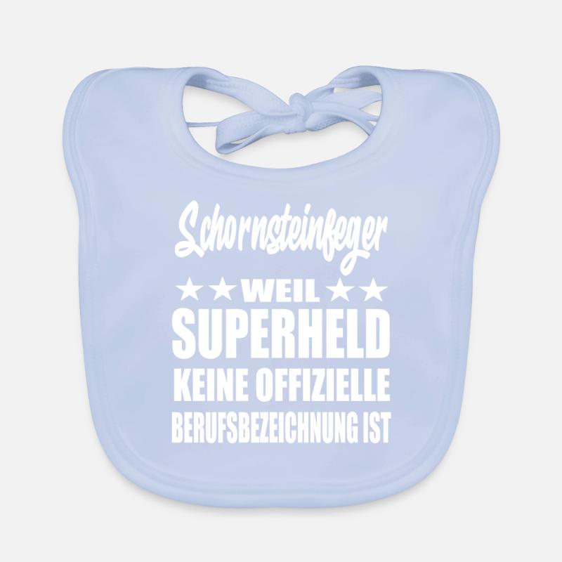 Schornsteinfeger Superheld Spruch Baby Bio-Lätzchen