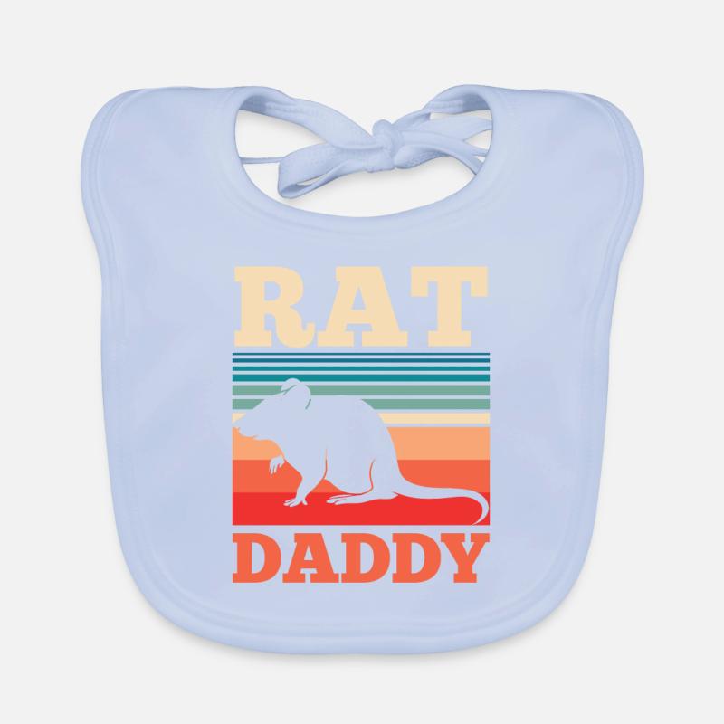 Rat Daddy Rat Daddy Lover Mignon Rat Animal Bavoir bio Bébé
