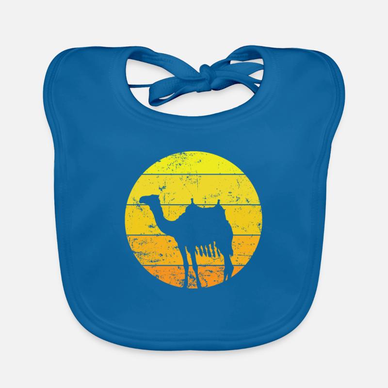 Kamel Wüste Dromedar Höcker Tier Baby Bio-Lätzchen