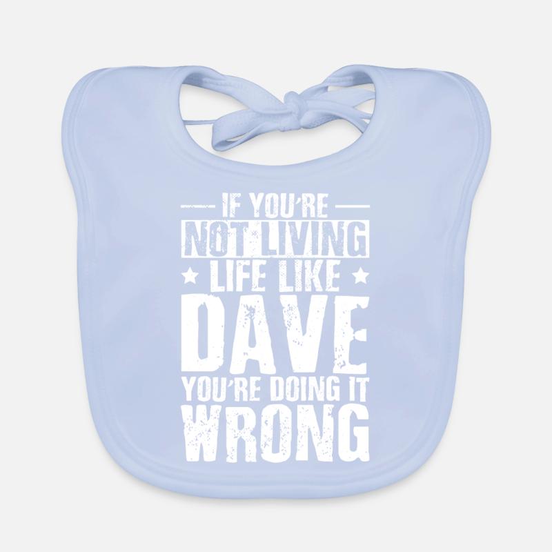 Lustiger Dave Baby Bio-Lätzchen