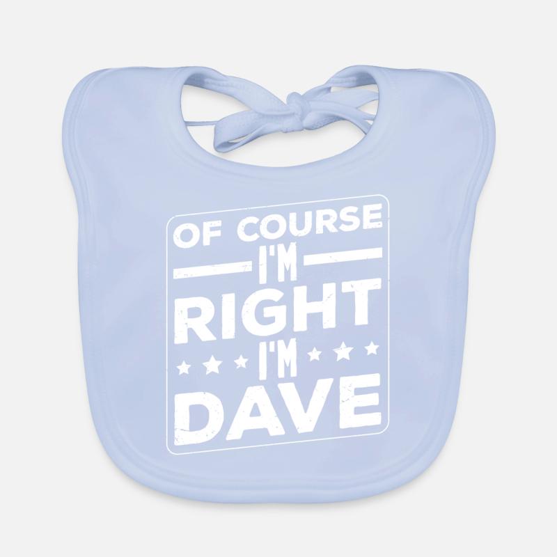 I'm Dave Organic Baby Bibs