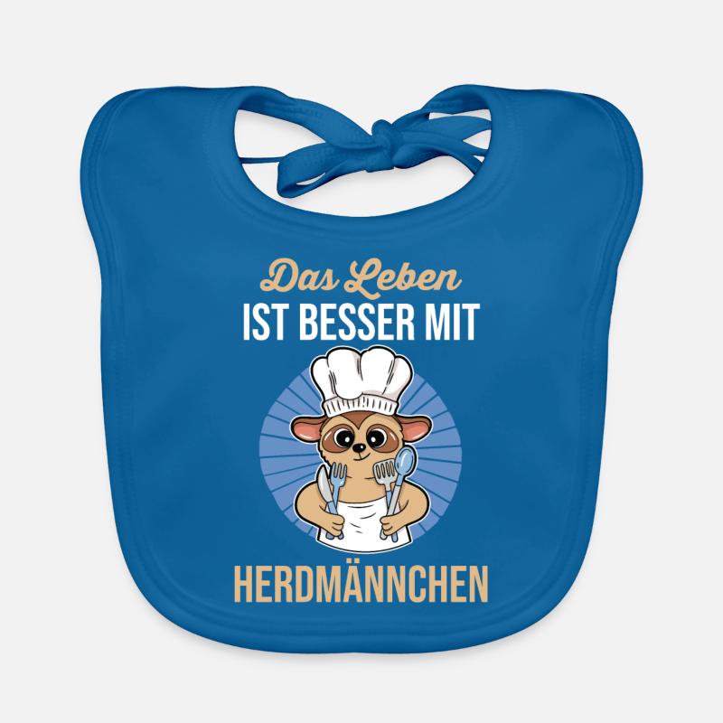 Erdmännchen Herdmännchen Baby Bio-Lätzchen
