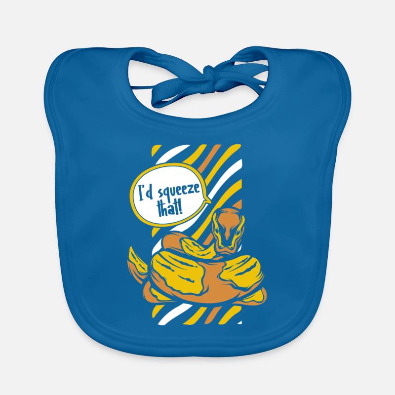 Je serrerais cette boule de banane de serpent python Bavoir bio Bébé