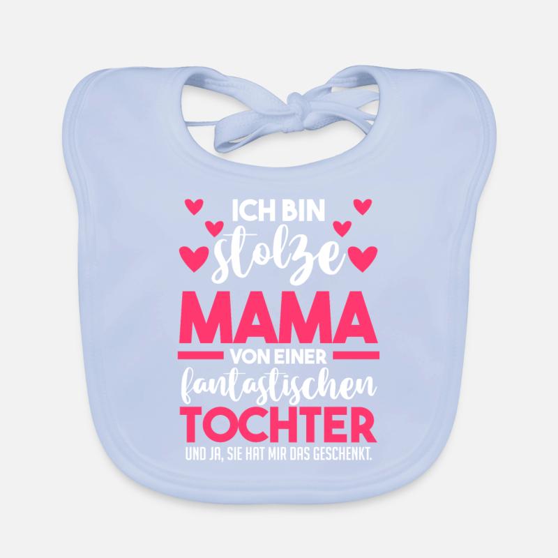 Muttertag Mutter Tochter Mama Baby Bio-Lätzchen