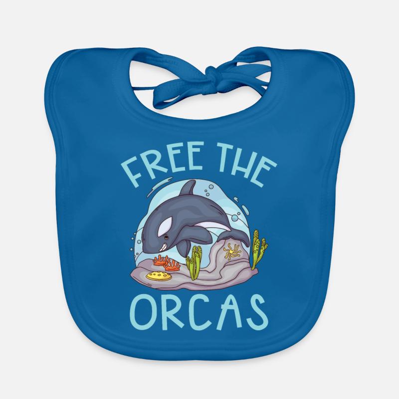 Orca Wal Geschenke Baby Bio-Lätzchen