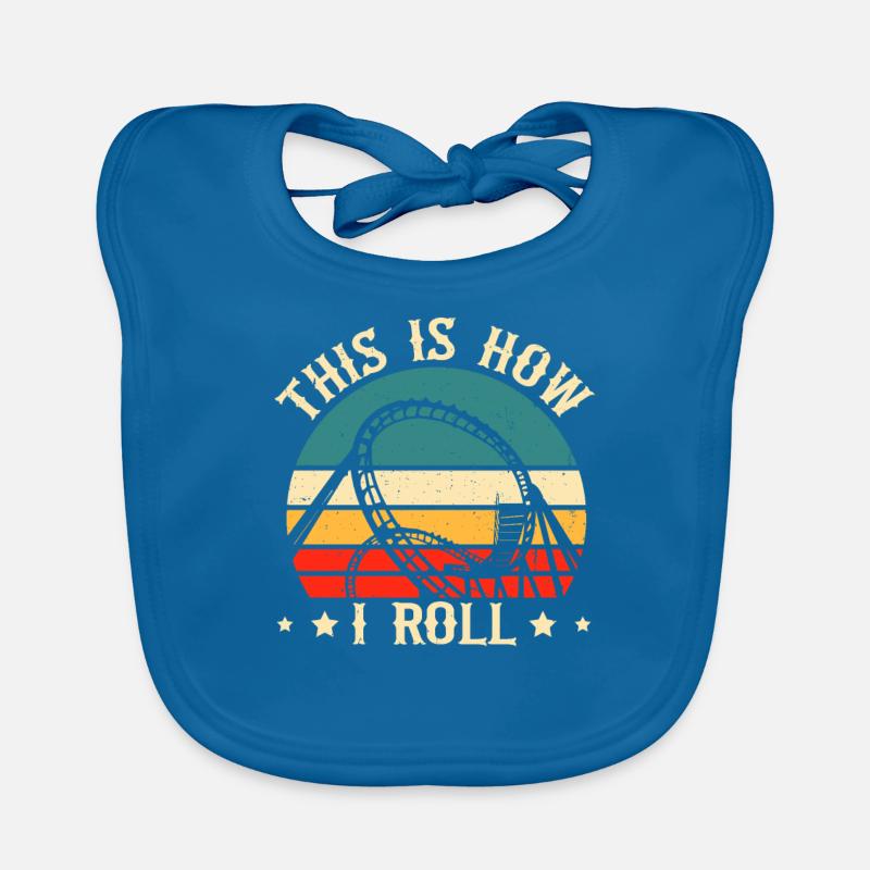 This Is How I Roll Roller Coaster Baby Bio-Lätzchen