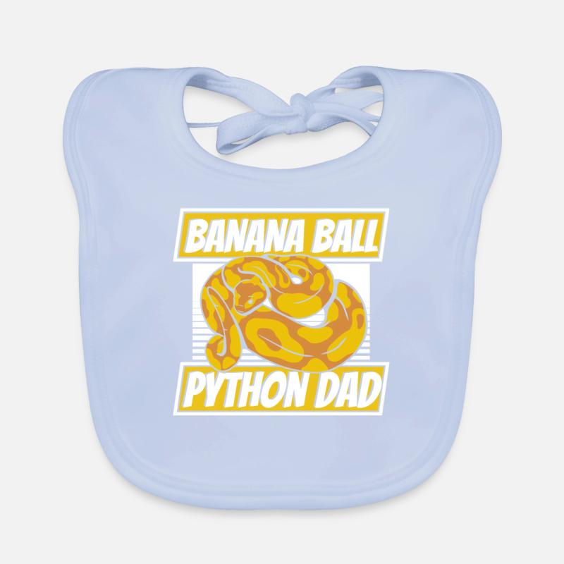 Boule de banane Python Papa Python Serpent Banane Bavoir bio Bébé