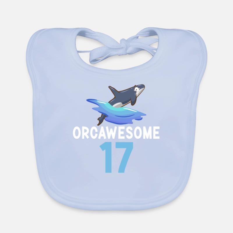 Orca Wal Geschenke Baby Bio-Lätzchen