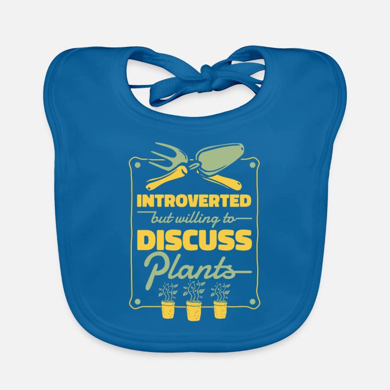 Introverted But Willing To Discuss Plants Baby Bio-Lätzchen