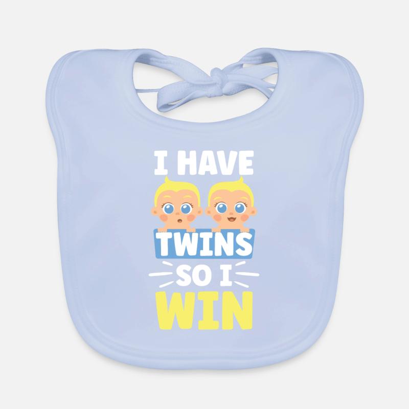 I have twins, so I gain twins Organic Baby Bibs