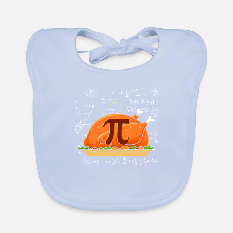 Pi Math Thanksgiving Turquie Mathématicien Mathématicien Bavoir bio Bébé