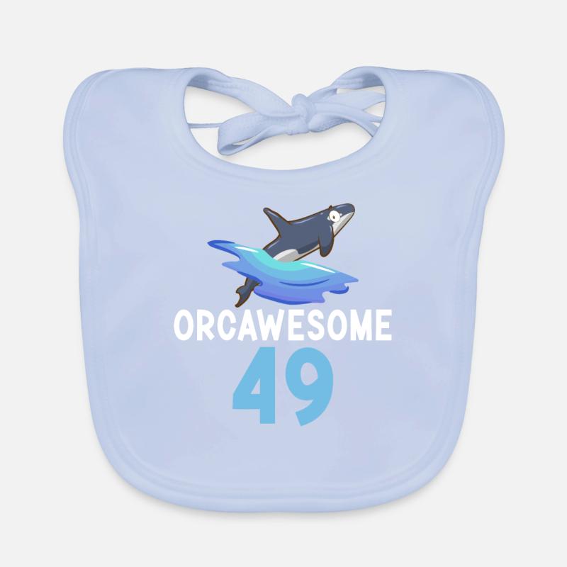 Orca Wal Geschenke Baby Bio-Lätzchen