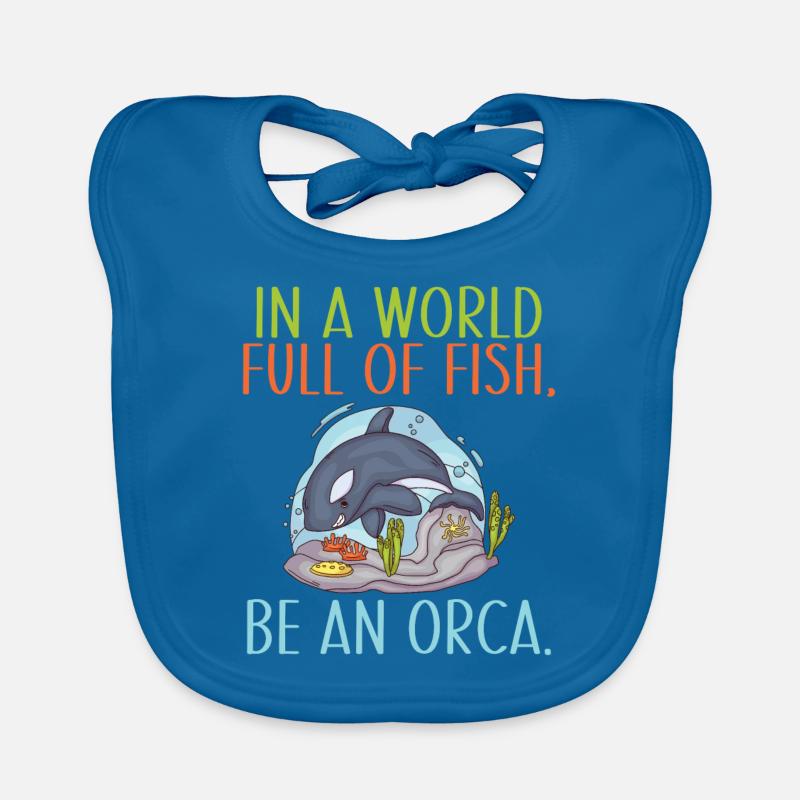 Orca Wal Geschenke Baby Bio-Lätzchen