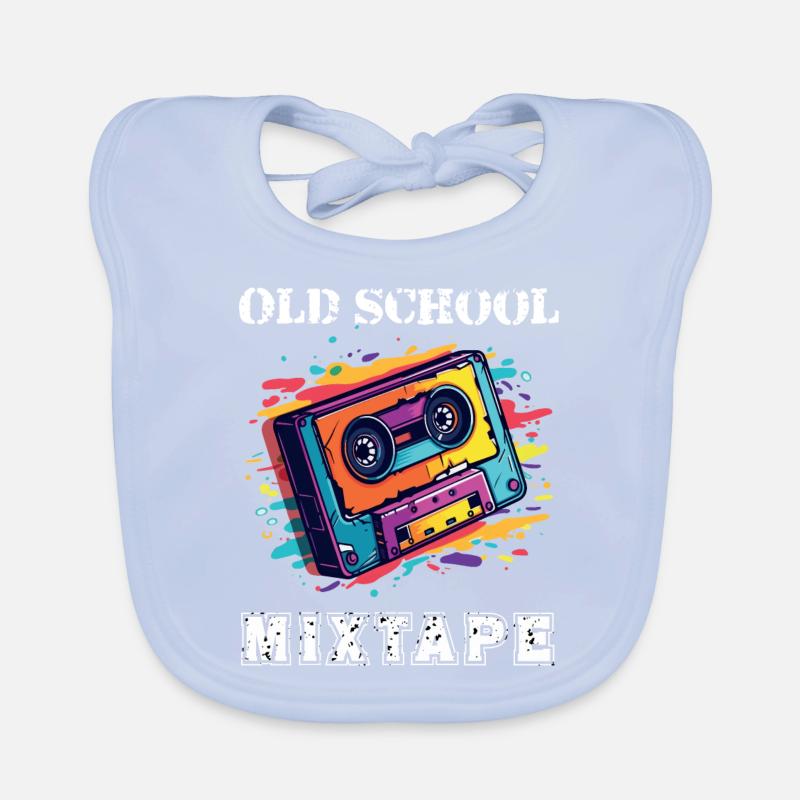 Like my mixtape Organic Baby Bibs