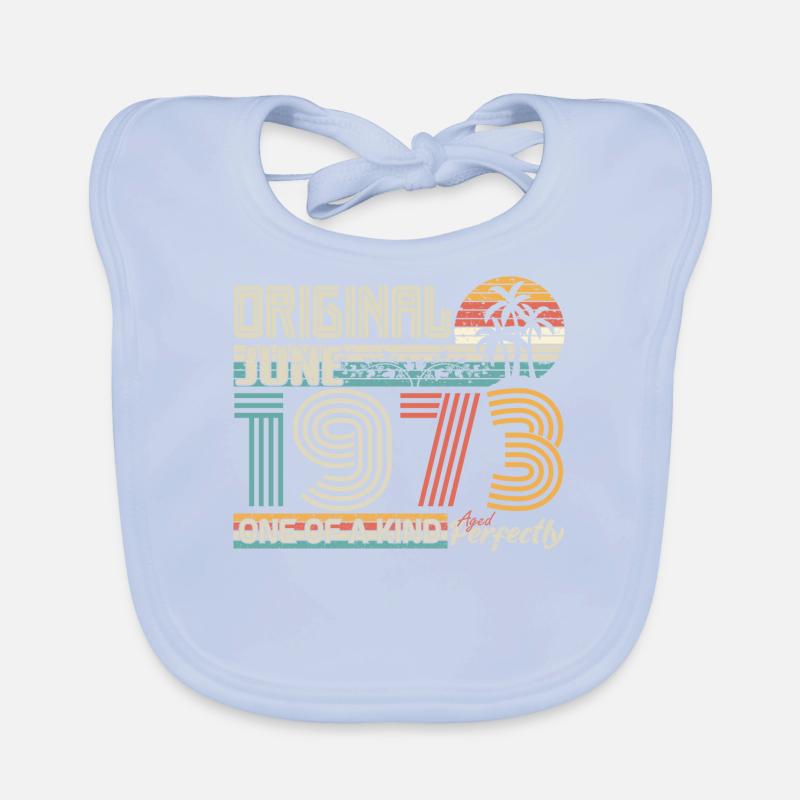 Juni 1973 Juni-Jubiläum Juni 1973 Baby Bio-Lätzchen