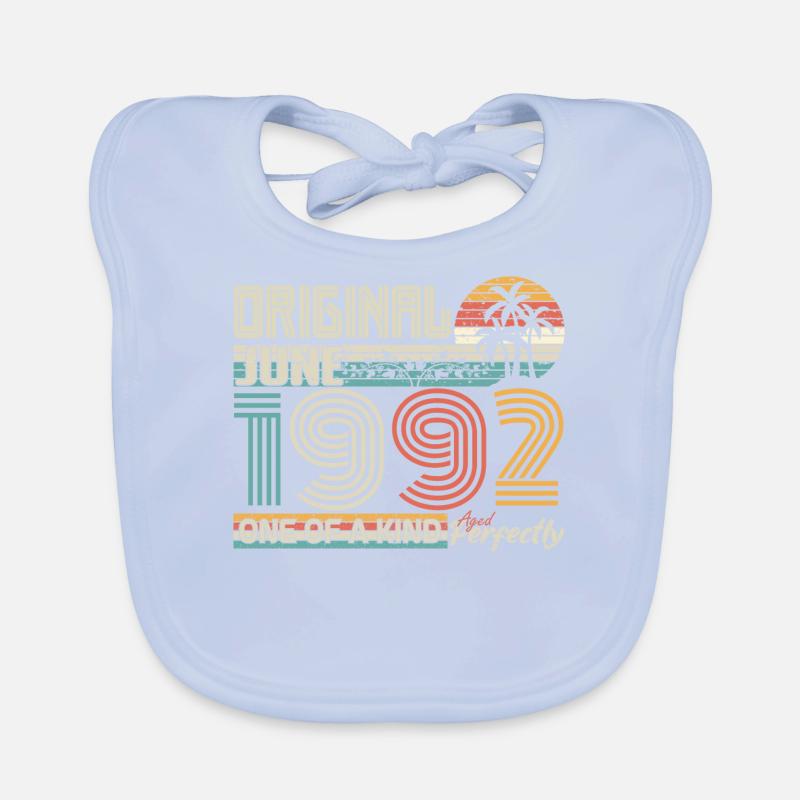 Juni 1992 Juni-Jubiläum Juni 1992 Baby Bio-Lätzchen