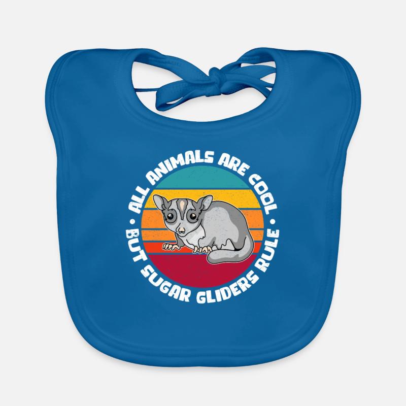 Sugar Glider Short Head Glider Cadeau Bavoir bio Bébé