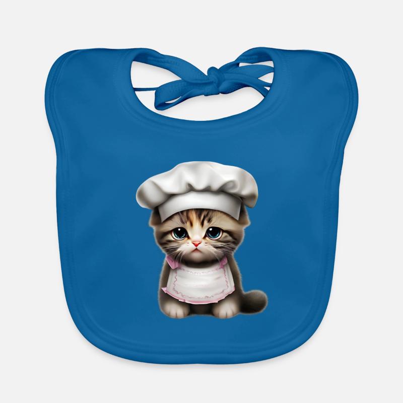 Chef Cat Organic Baby Bibs