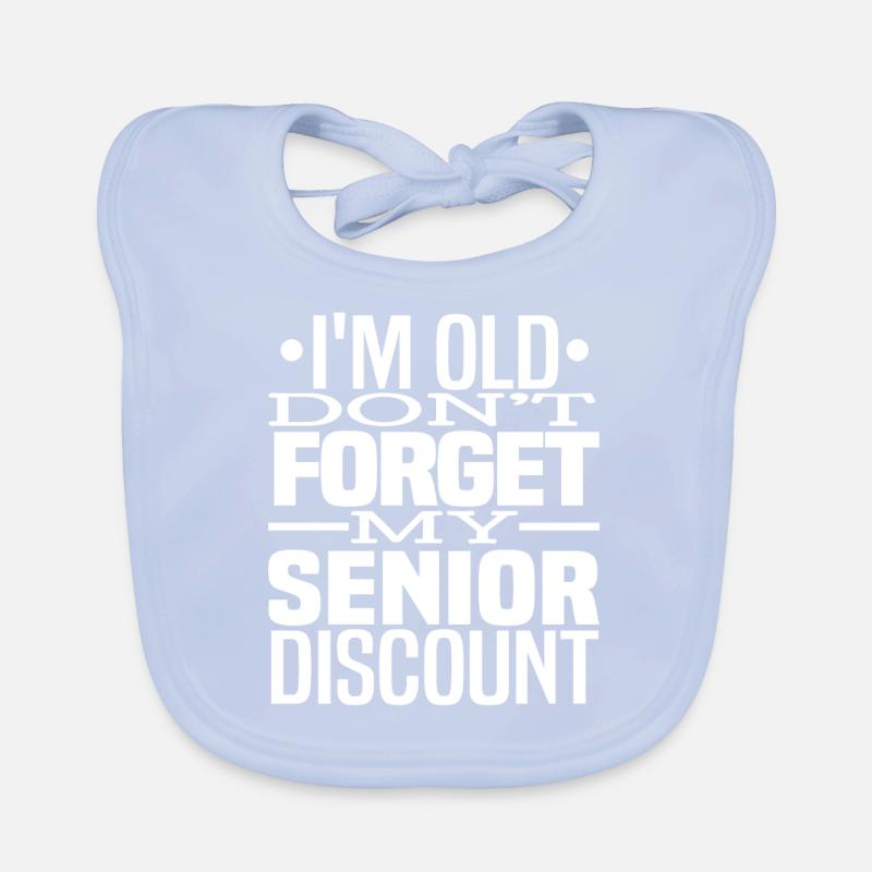 Pensioner pension funny Organic Baby Bibs