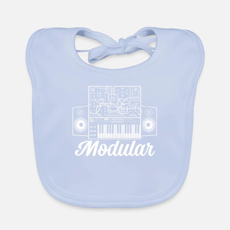 Modular Electronic Musical Synthesizer Organic Baby Bibs