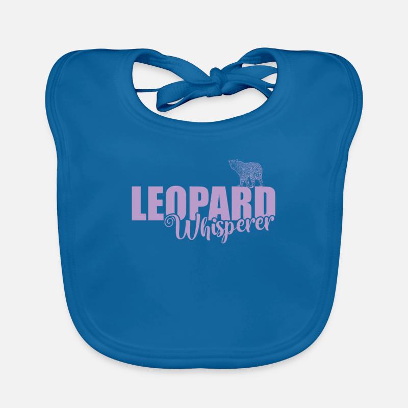Leopard Whisperer Big Cat Predator Organic Baby Bibs