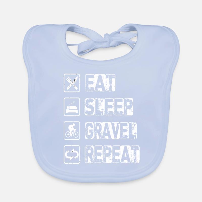 Manger dormir gravier répéter Bavoir bio Bébé