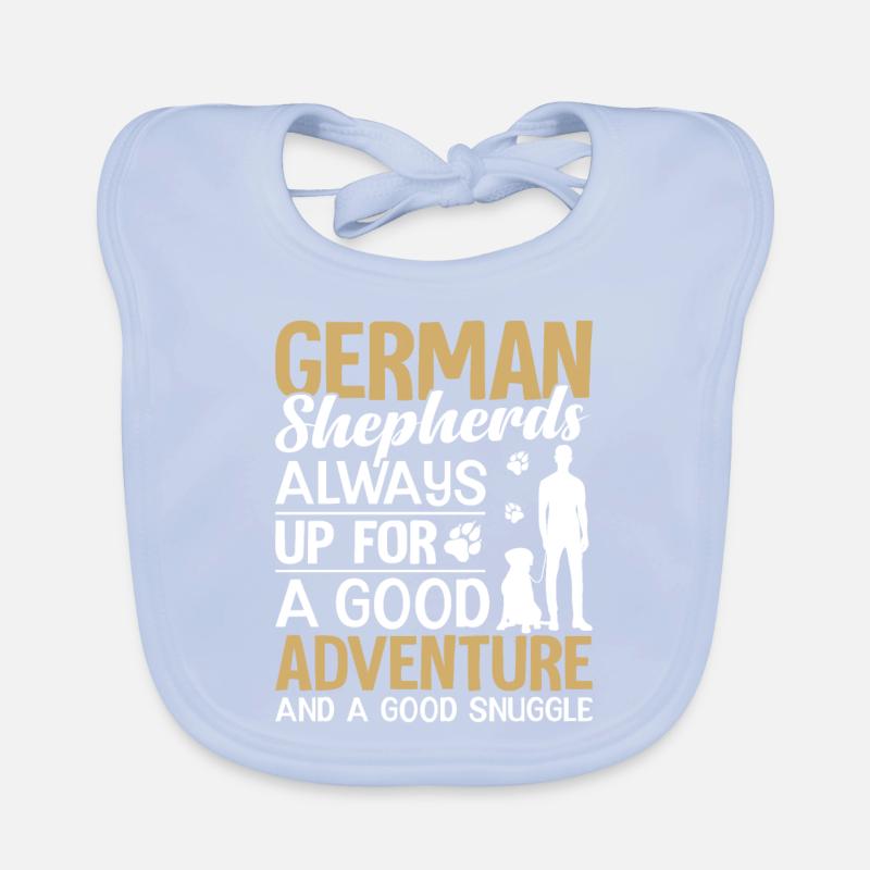 German Shepherd Organic Baby Bibs