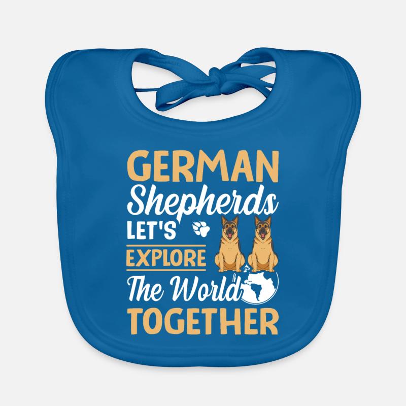 German Shepherd Organic Baby Bibs