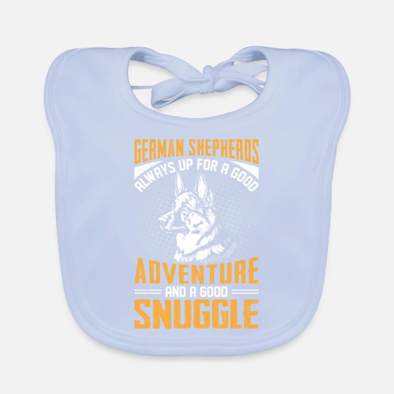 Schäferhund Baby Bio-Lätzchen