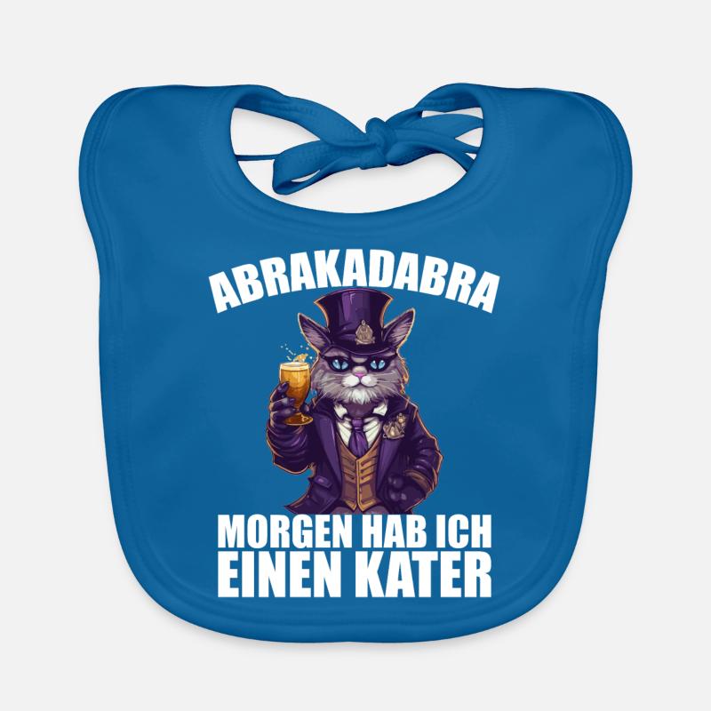 Abrakadabra Morgen Hab Ich Einen Kater Mallorca Baby Bio-Lätzchen