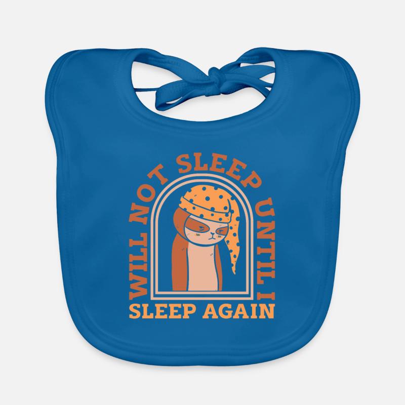 Sloth Funny Sloth Baseball Bavoir bio Bébé