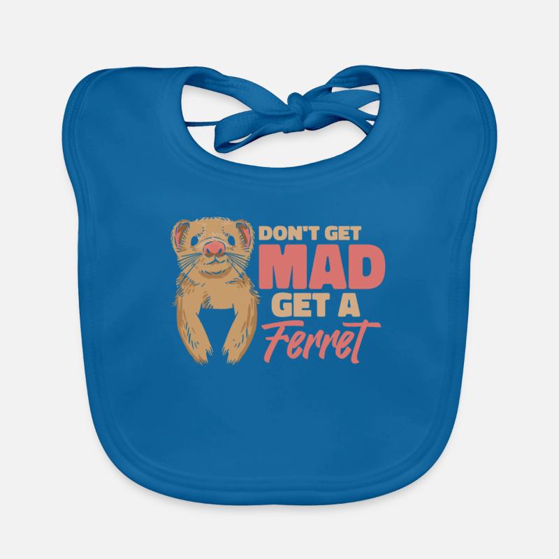 Ferret Polecat Cute Organic Baby Bibs