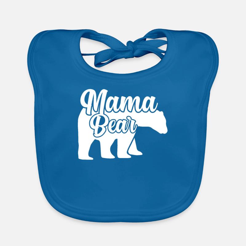 Mama Bär - Baby Bio-Lätzchen - Pfauenblau