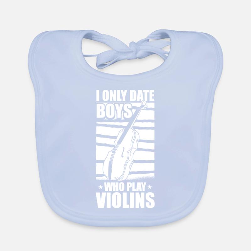 Violon Garçons Bavoir bio Bébé